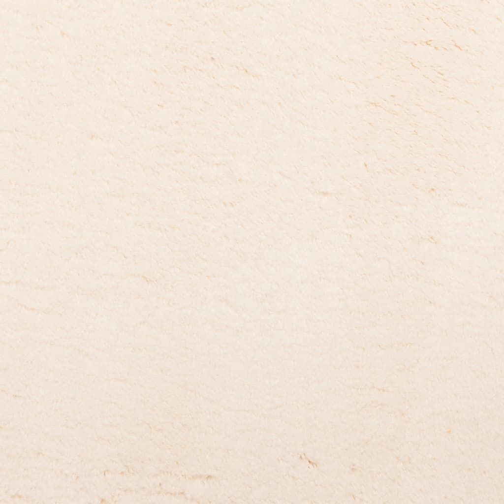 gulvtæppe HUARTE 240x340 cm kort luv og vaskbart beige