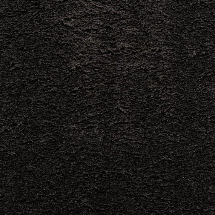 gulvtæppe HUARTE 160x230 cm kort luv og vaskbart sort