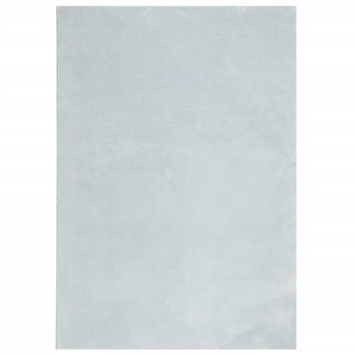 gulvtæppe HUARTE 160x230 cm kort luv og vaskbart blå