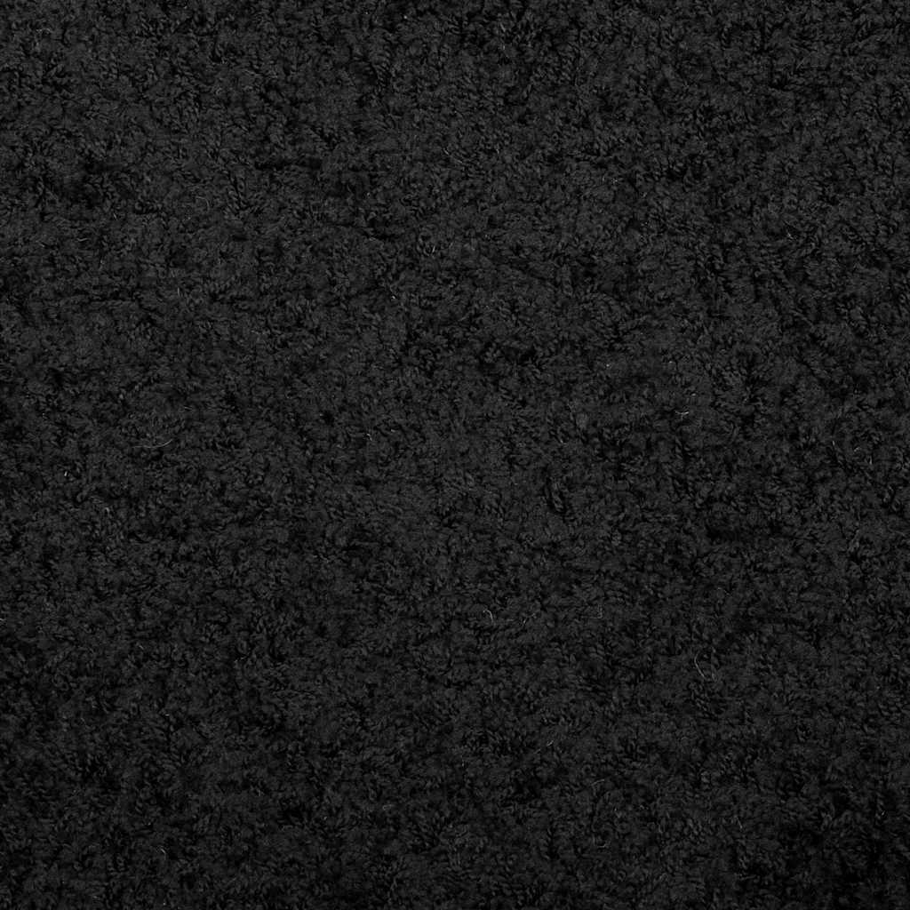 shaggy gulvtæppe PAMPLONA 140x200 cm høj luv sort