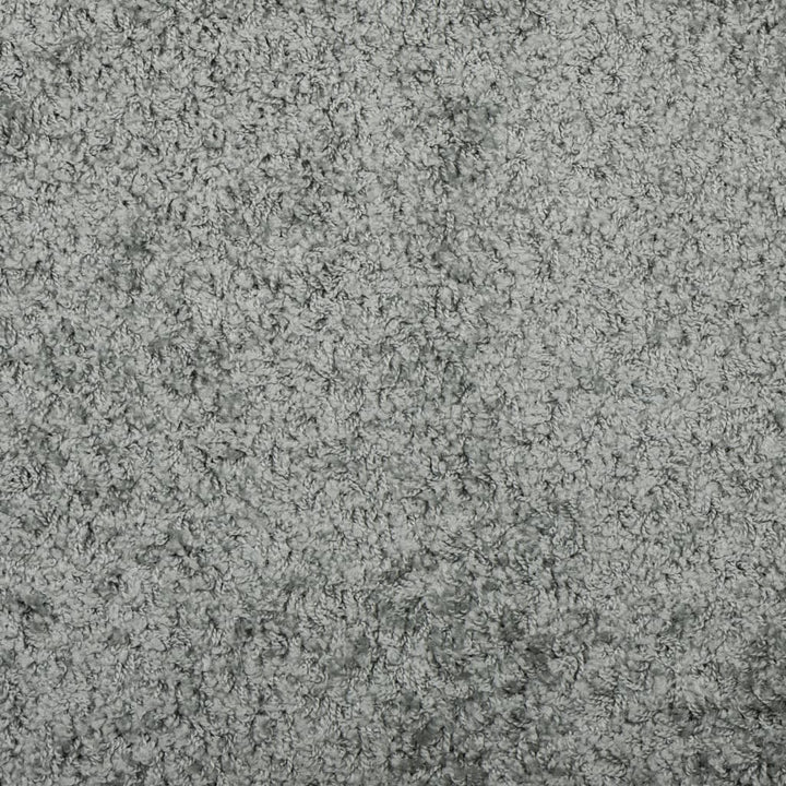 shaggy gulvtæppe PAMPLONA 160x160 cm høj luv grøn
