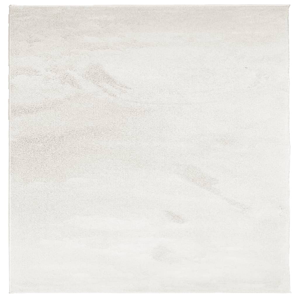 gulvtæppe OVIEDO 240x240 cm kort luv beige
