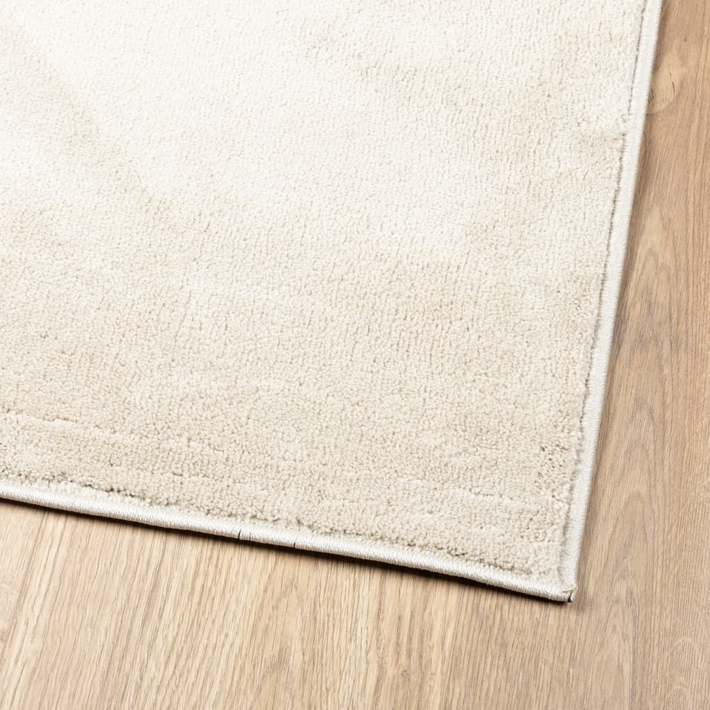 gulvtæppe OVIEDO 240x340 cm kort luv beige