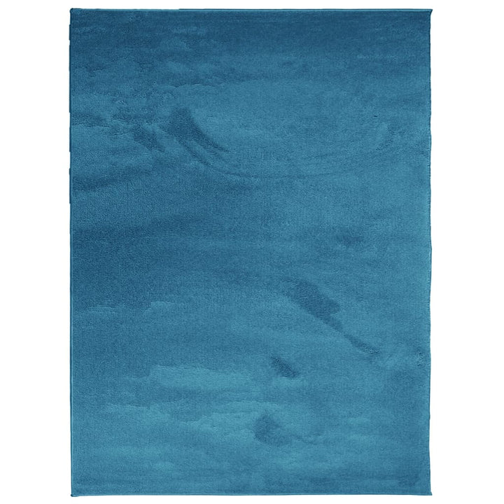 gulvtæppe OVIEDO 240x340 cm kort luv turkis