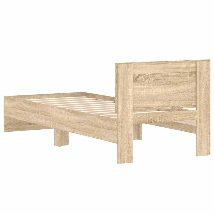 sengeramme m. sengegavl 90x190 cm uden madras sonoma-eg