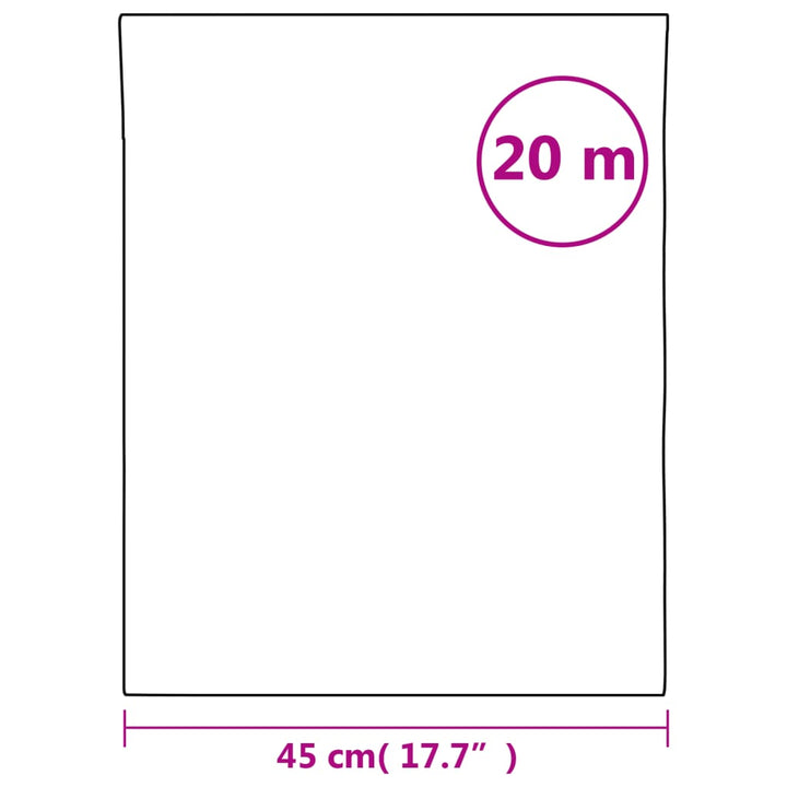vinduesfolie 45x2000 cm PVC matteret grå