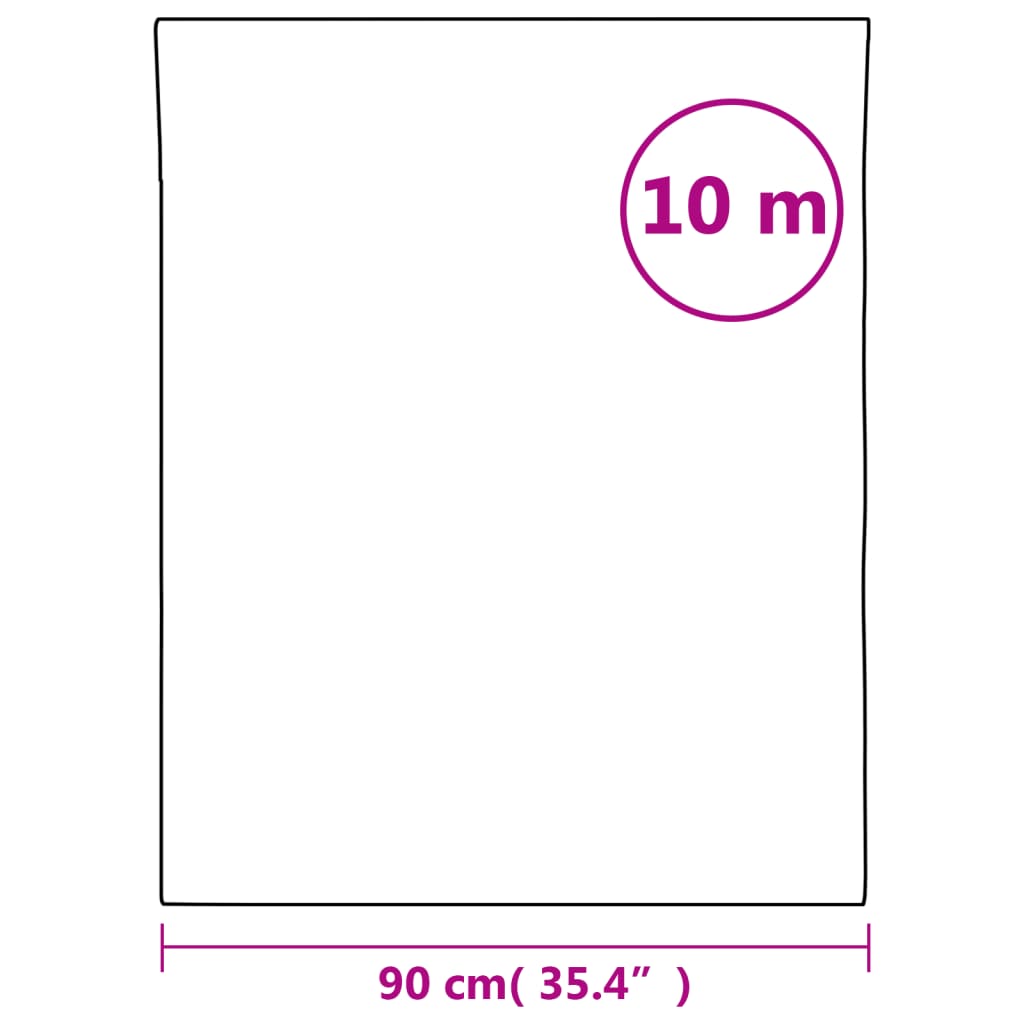 vinduesfolie 90x1000 cm PVC matteret hvid