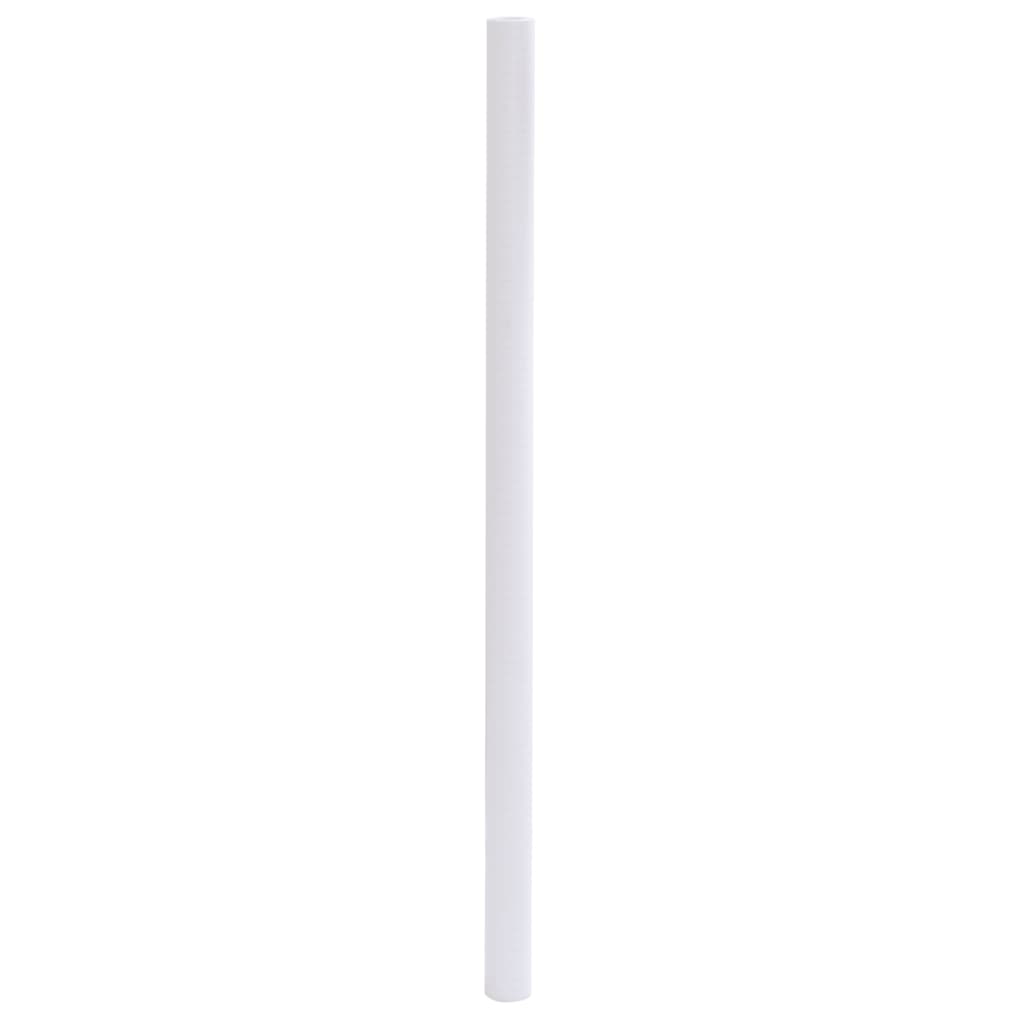 vinduesfolie 90x2000 cm PVC matteret hvid