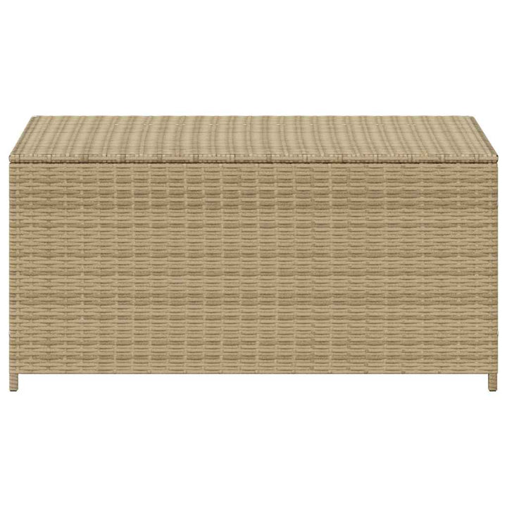 opbevaringsboks til haven 190 l polyrattan beige