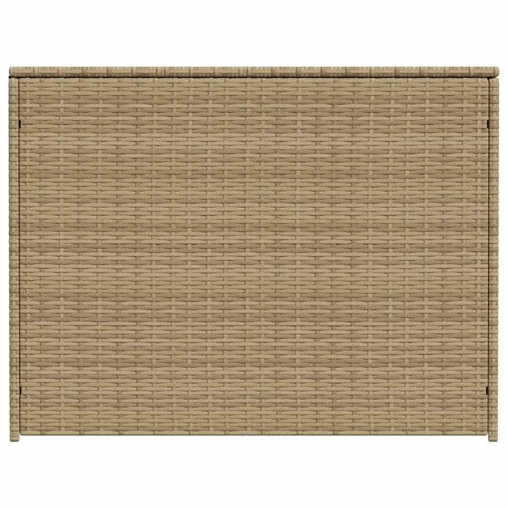 opbevaringsboks til haven 984 l polyrattan beige