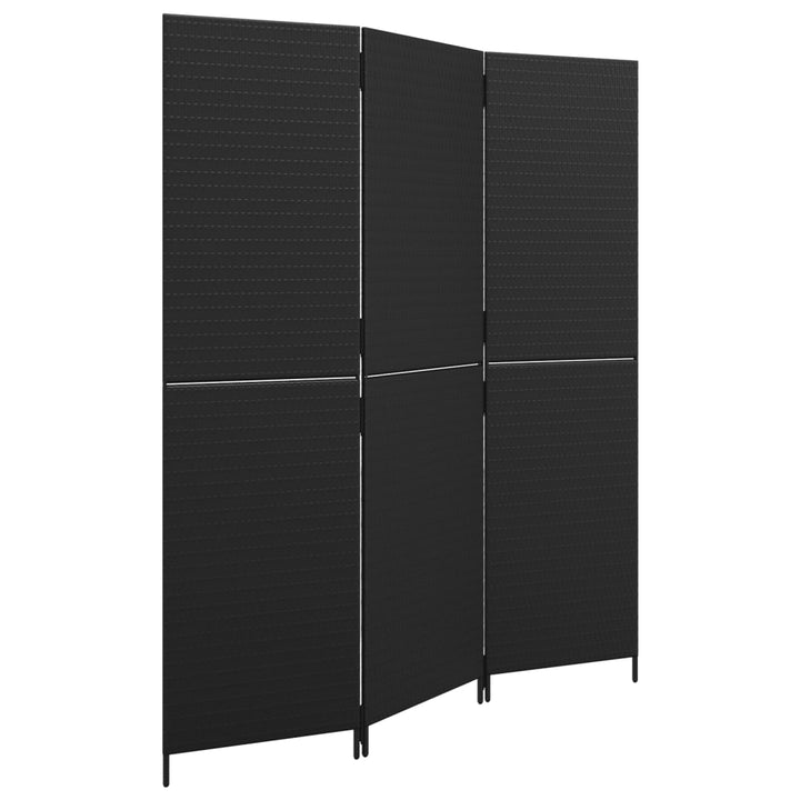 rumdeler 3 paneler polyrattan sort