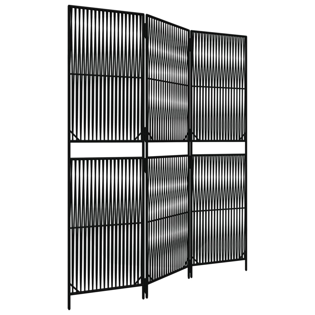 rumdeler 3 paneler polyrattan sort