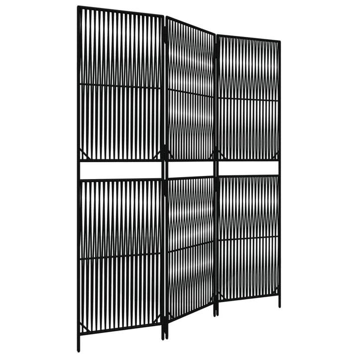rumdeler 3 paneler polyrattan sort