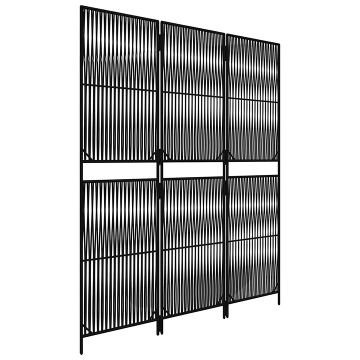 rumdeler 3 paneler polyrattan sort