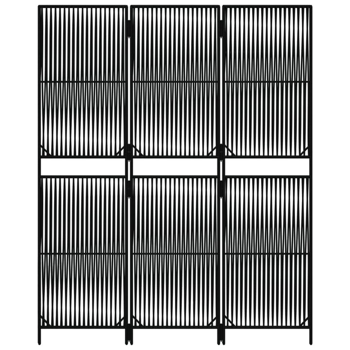 rumdeler 3 paneler polyrattan sort