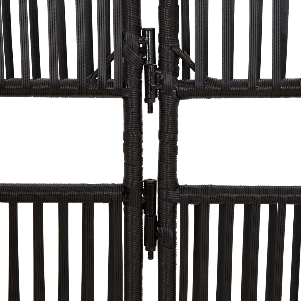 rumdeler 3 paneler polyrattan sort