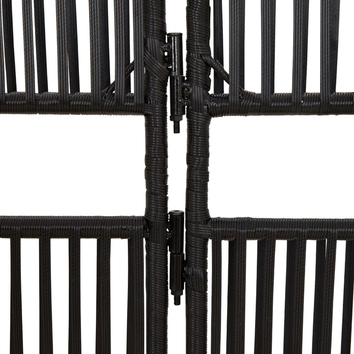rumdeler 3 paneler polyrattan sort