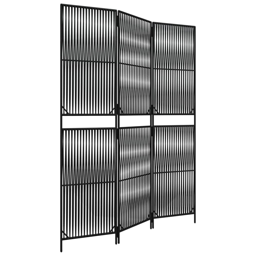 rumdeler 3 paneler polyrattan sort