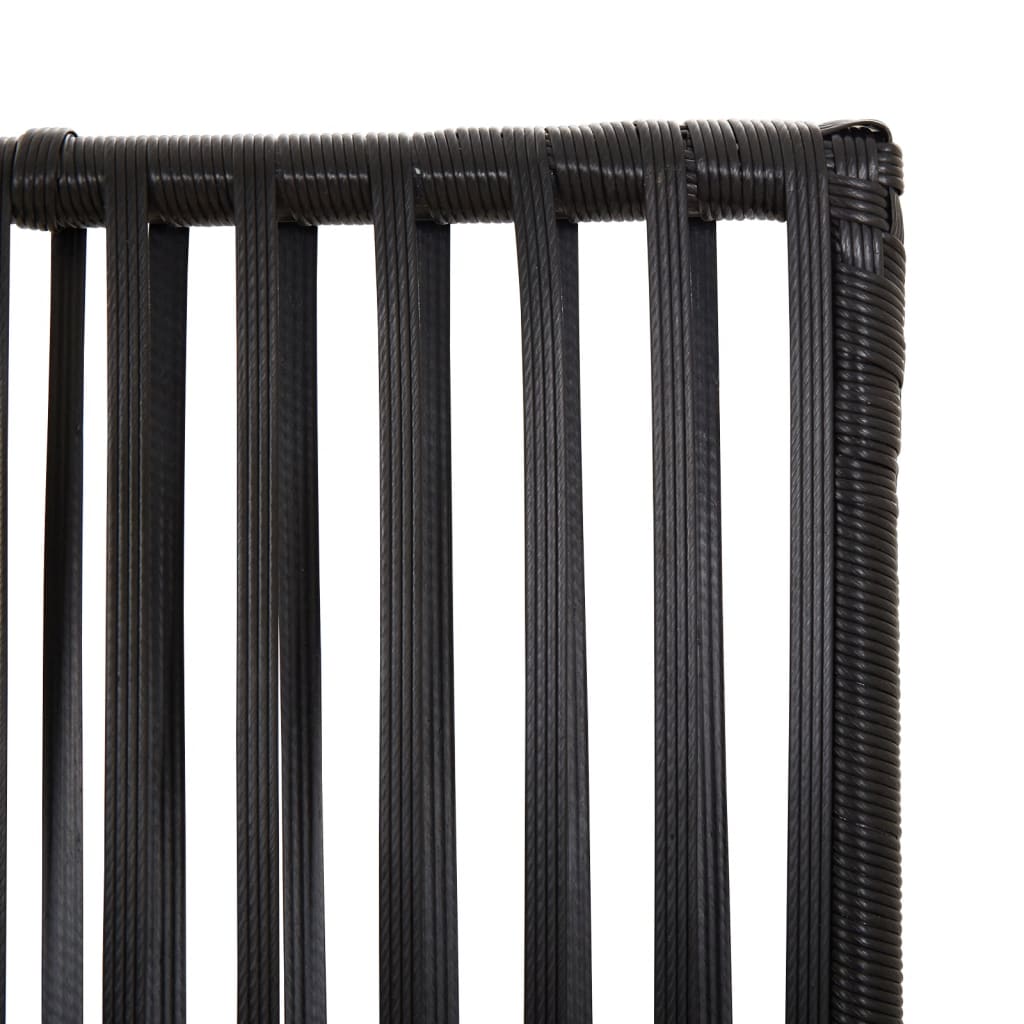 rumdeler 3 paneler polyrattan sort