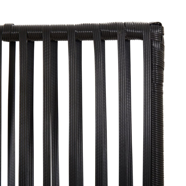 rumdeler 3 paneler polyrattan sort