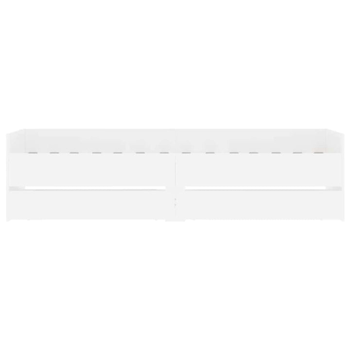 sengeramme med skuffer 90x190 cm hvid