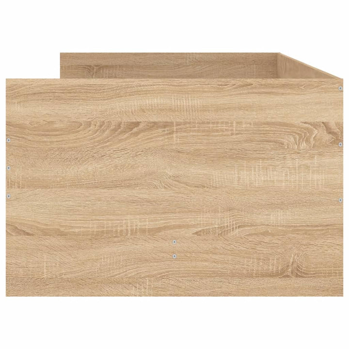 sengeramme med skuffer 75x190 cm Small Single sonoma-eg