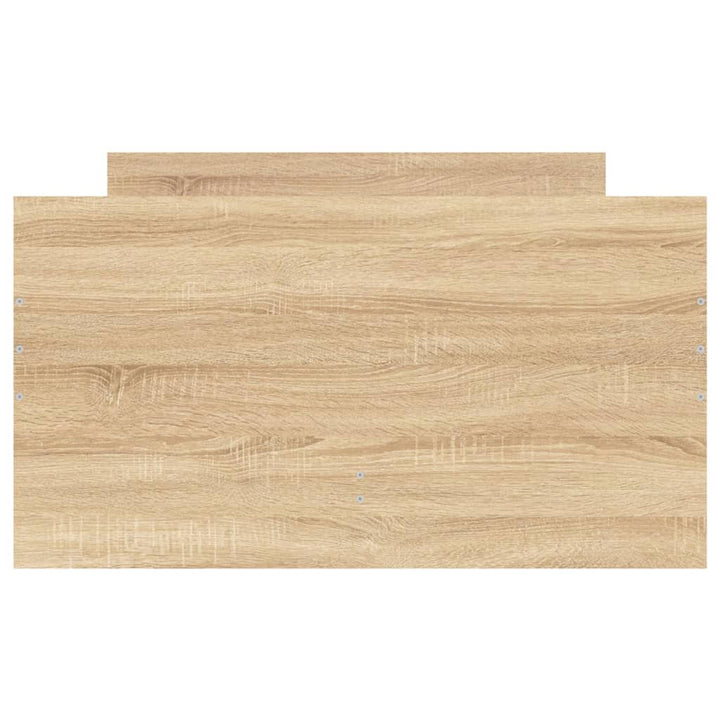 sengeramme med skuffer 100x200 cm sonoma-eg