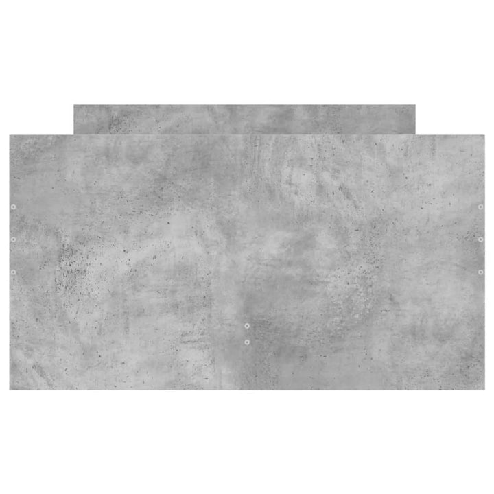 sengeramme med skuffer 90x190 cm betongrå