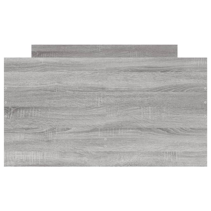 sengeramme med skuffer 90x190 cm grå sonoma-eg