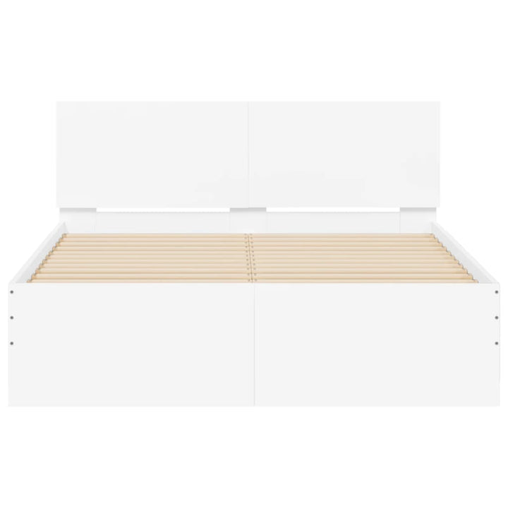 sengeramme med sengegavl 120x190 cm hvid