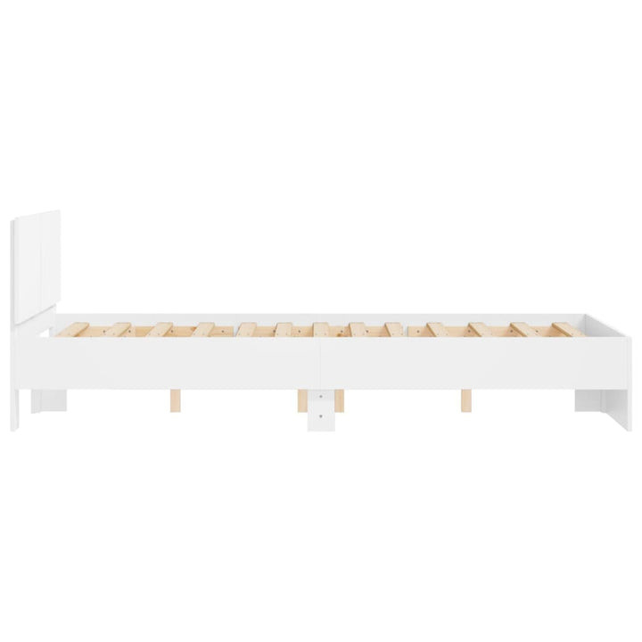 sengeramme med sengegavl 120x190 cm hvid