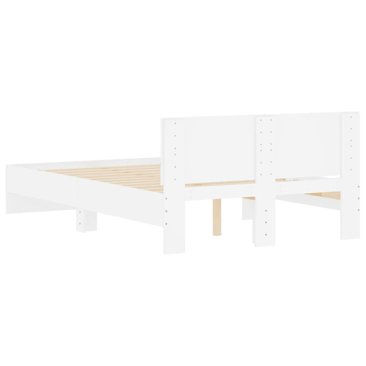 sengeramme med sengegavl 120x190 cm hvid