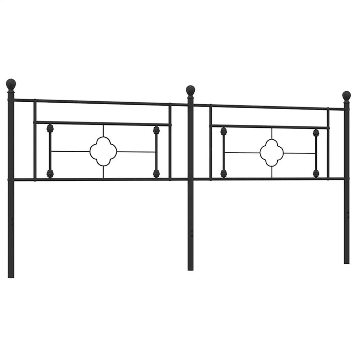 udskiftningsgavl 193 cm metal sort