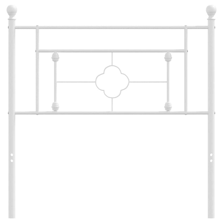 udskiftningsgavl 100 cm metal hvid