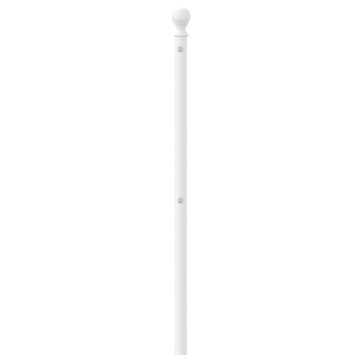 udskiftningsgavl 100 cm metal hvid