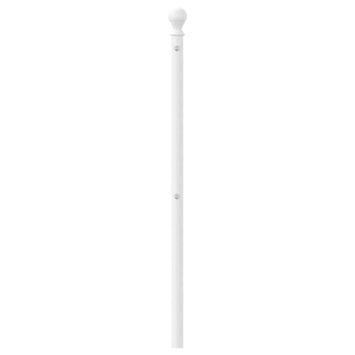 udskiftningsgavl 160 cm metal hvid