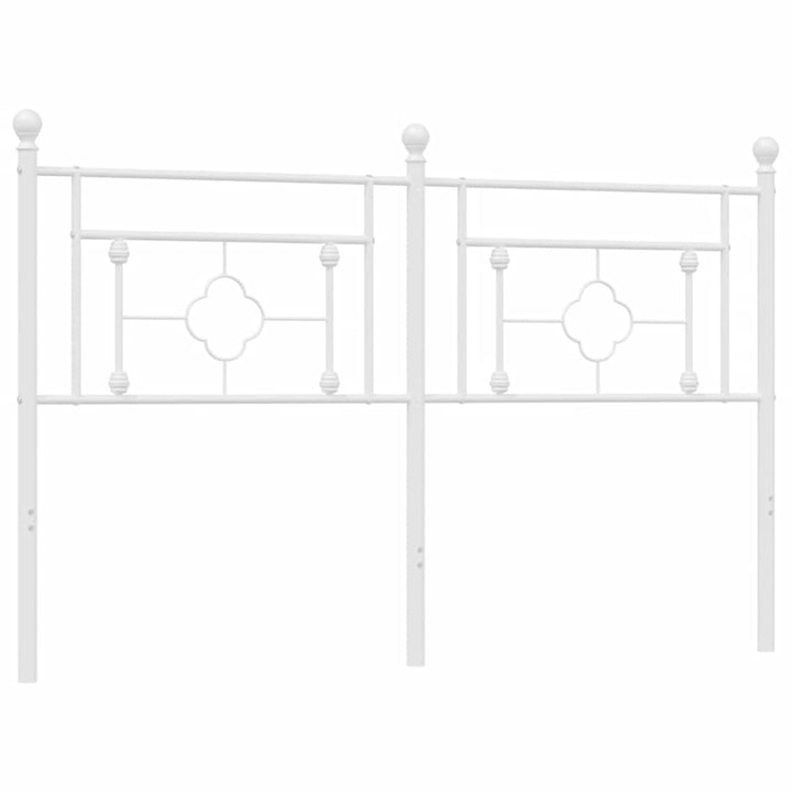 udskiftningsgavl 160 cm metal hvid