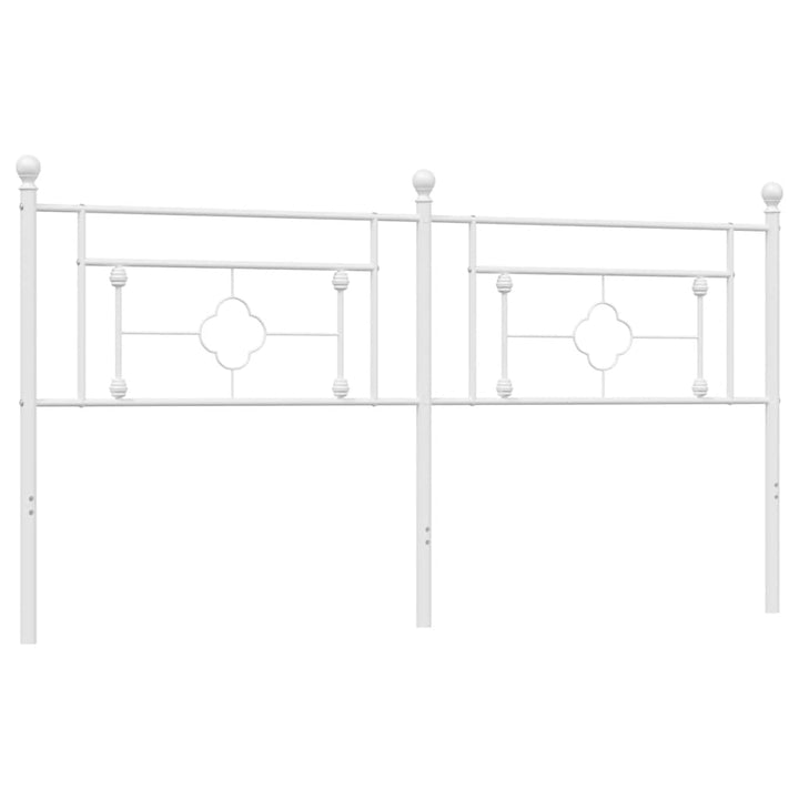udskiftningsgavl 180 cm metal hvid