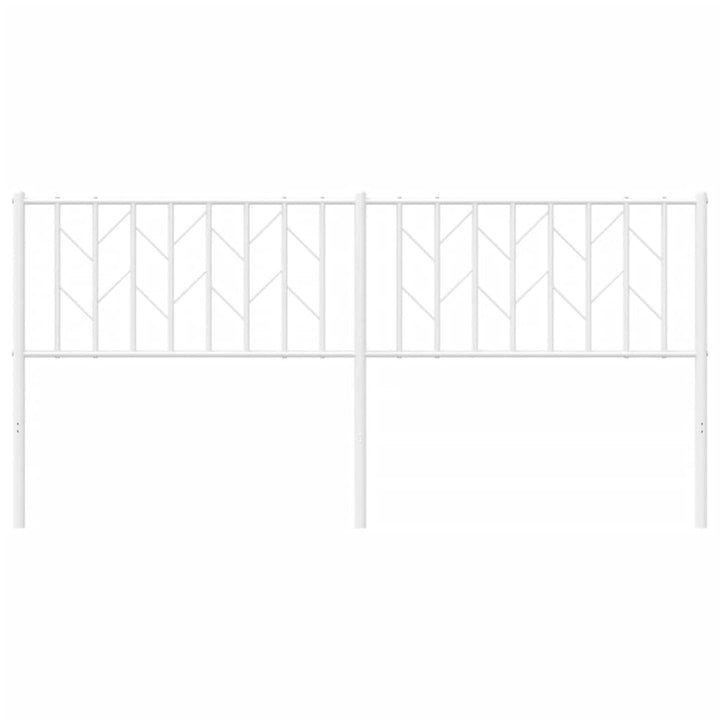 udskiftningsgavl 180 cm metal hvid