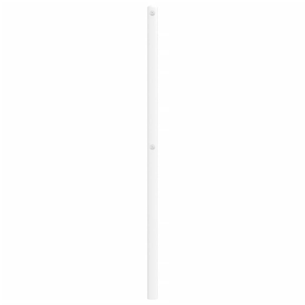 udskiftningsgavl 180 cm metal hvid
