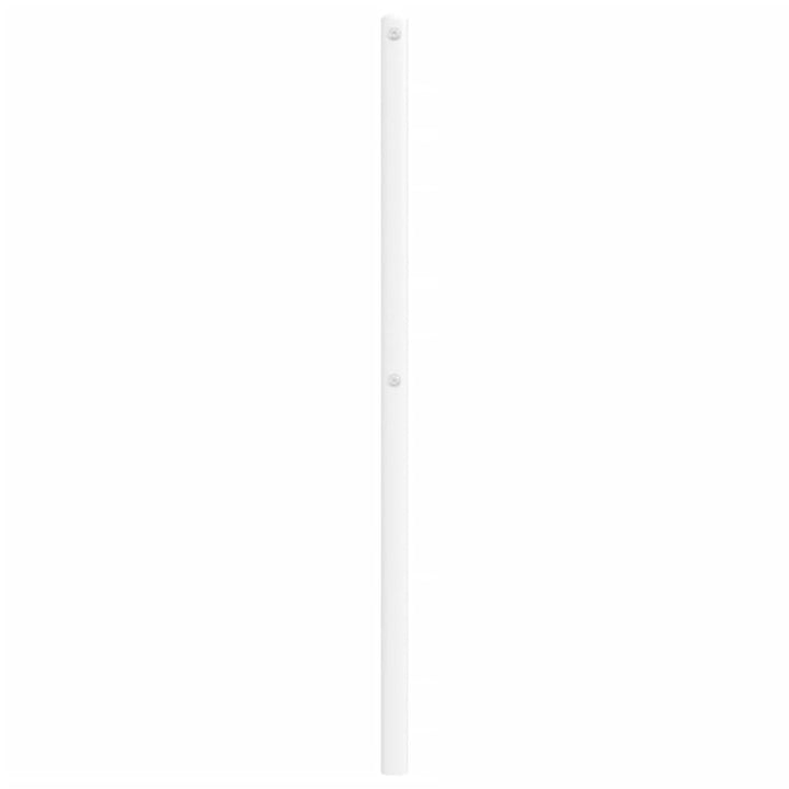 udskiftningsgavl 180 cm metal hvid