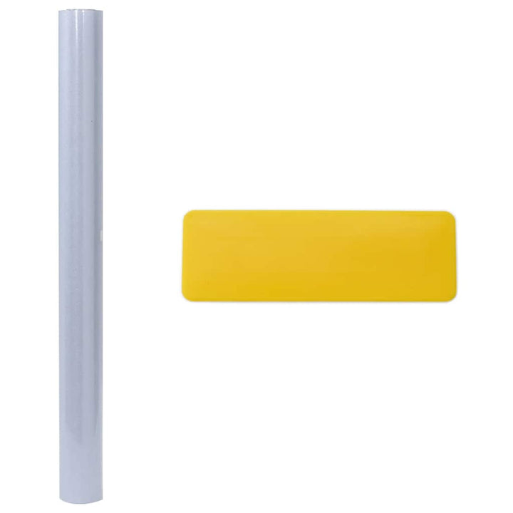 vinduesfolier 5 stk. matteret PVC grå