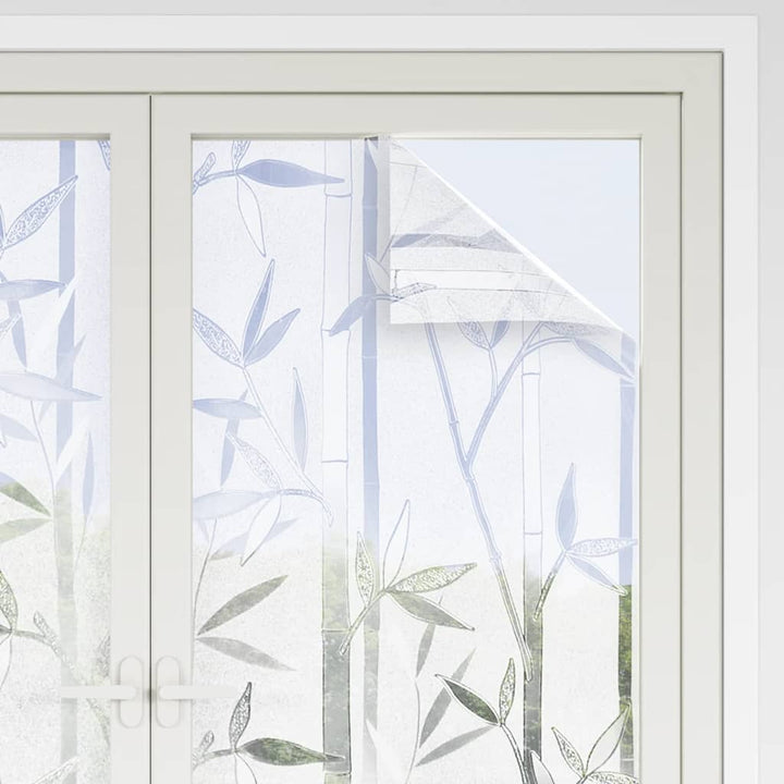 vinduesfolier 2 stk. bambusmønster matteret PVC