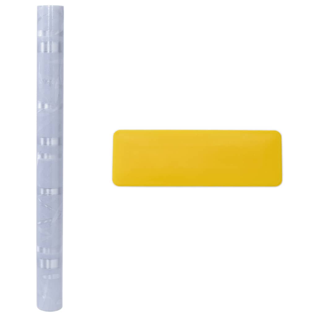 vinduesfolier 4 stk. bambusmønster matteret PVC