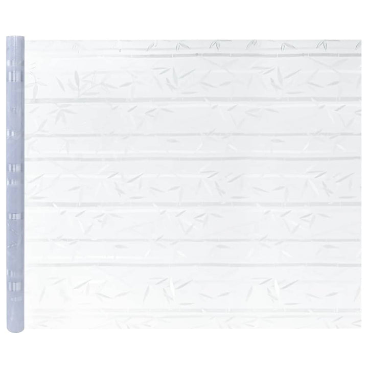 vinduesfolier 2 stk. bambusmønster matteret PVC