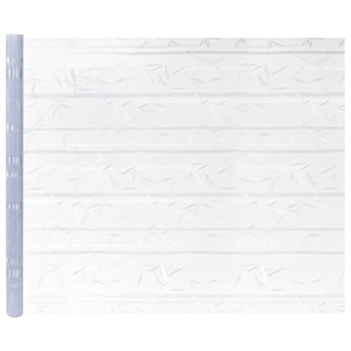 vinduesfolier 4 stk. bambusmønster matteret PVC