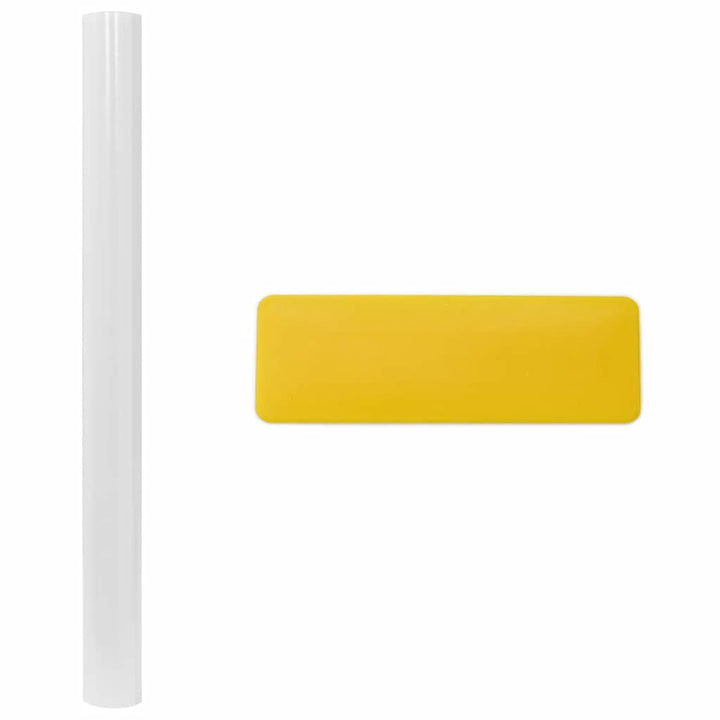 vinduesfolier 4 stk. stribemønster matteret PVC