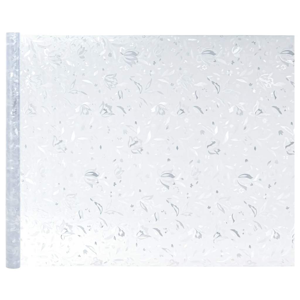 vinduesfolier 2 stk. blomstermønster matteret PVC