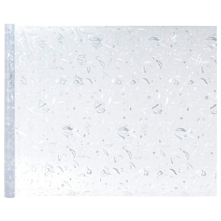 vinduesfolier 2 stk. blomstermønster matteret PVC