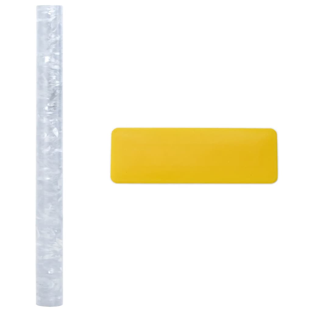 vinduesfolier 2 stk. blomstermønster matteret PVC